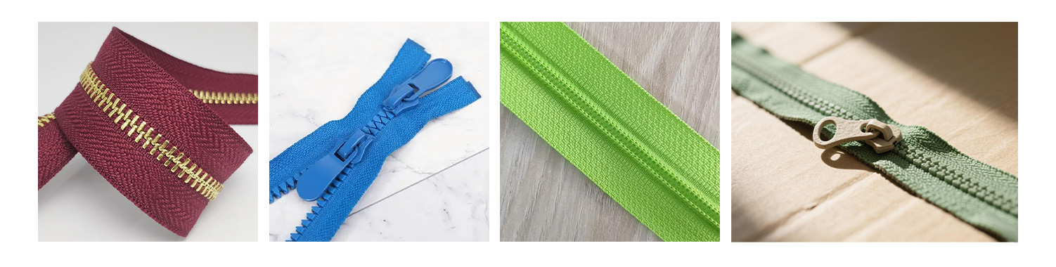 Metal&Resin&Nylon&Mixed Material Zipper Metal&Resin&Nylon&Mixed Material Zipper