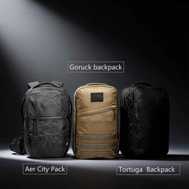 Mochila Aer City Pack, Mochila Goruck, Mochila de Viagem Tortuga: Comparação de três mochilas de alta qualidade para atividades ao ar livre: Análise do fabricante e recomendações de uso