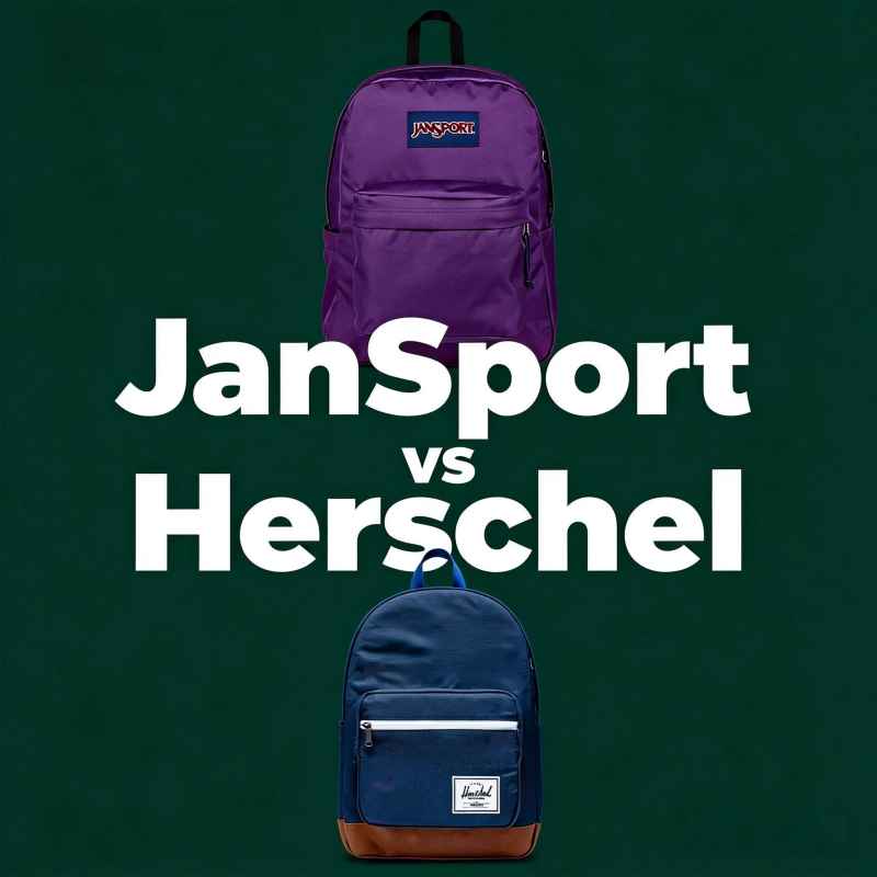 JanSport vs Herschel: Leia isto antes de escolher sua próxima mochila para o dia a dia.