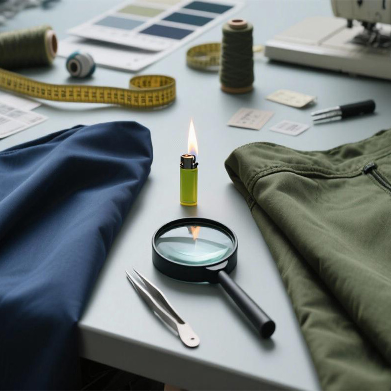 Como diferenciar tecido de nylon de poliéster