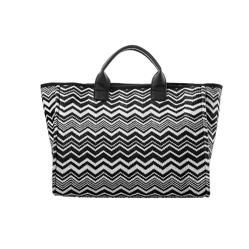 Textured Corrugated PVC Tote Bag