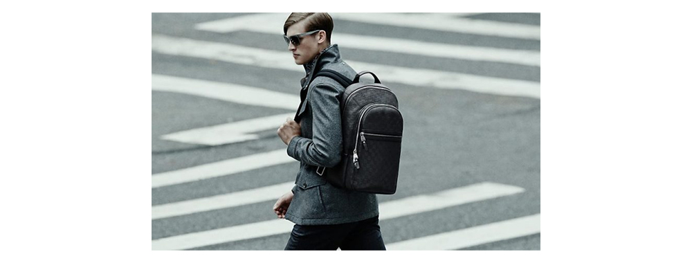 Lv Men's Bookbag Appearance Display Lv Men's Bookbag Appearance Display