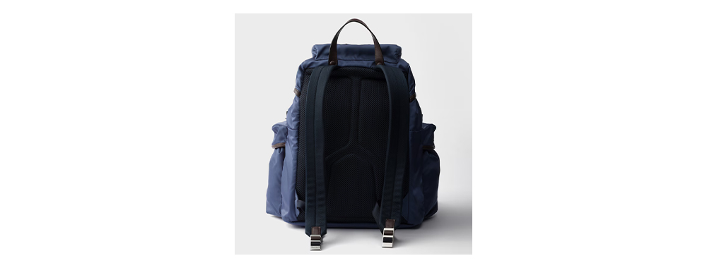 Prada backpack with thick padding on the back Prada backpack with thick padding on the back