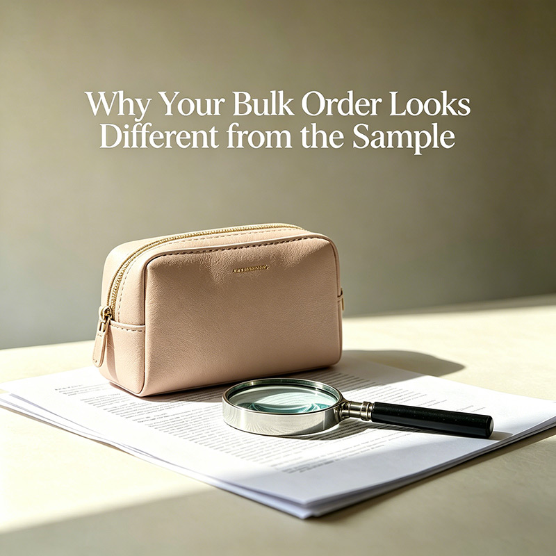 Why Your Bulk Order Looks Different from the Sample